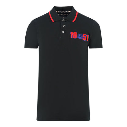 Aquascutum Mens P01323 99 Polo Shirt Black