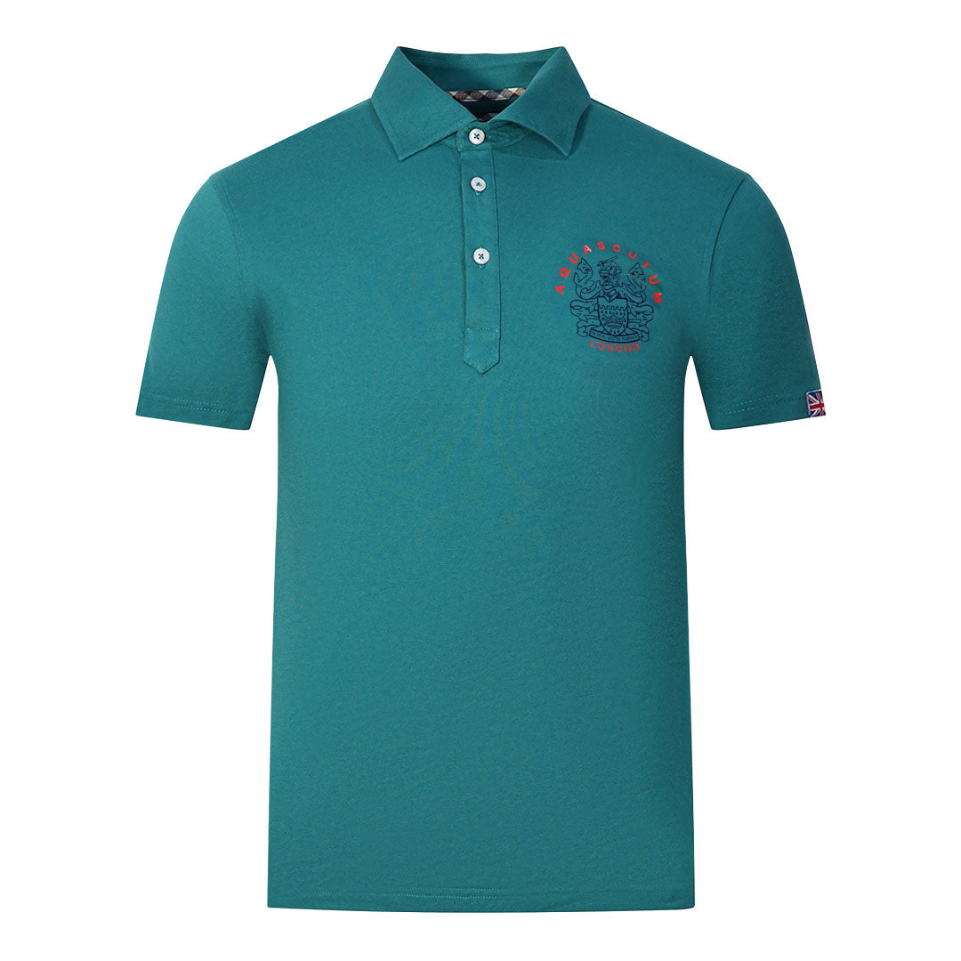 Aquascutum Mens Polo Shirt P01623 32 Green