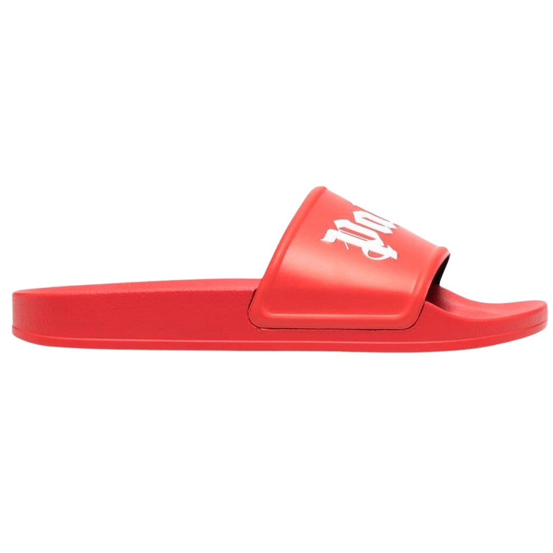 Palm Angels Mens Pmic001C99Pla0012501 Slides Red