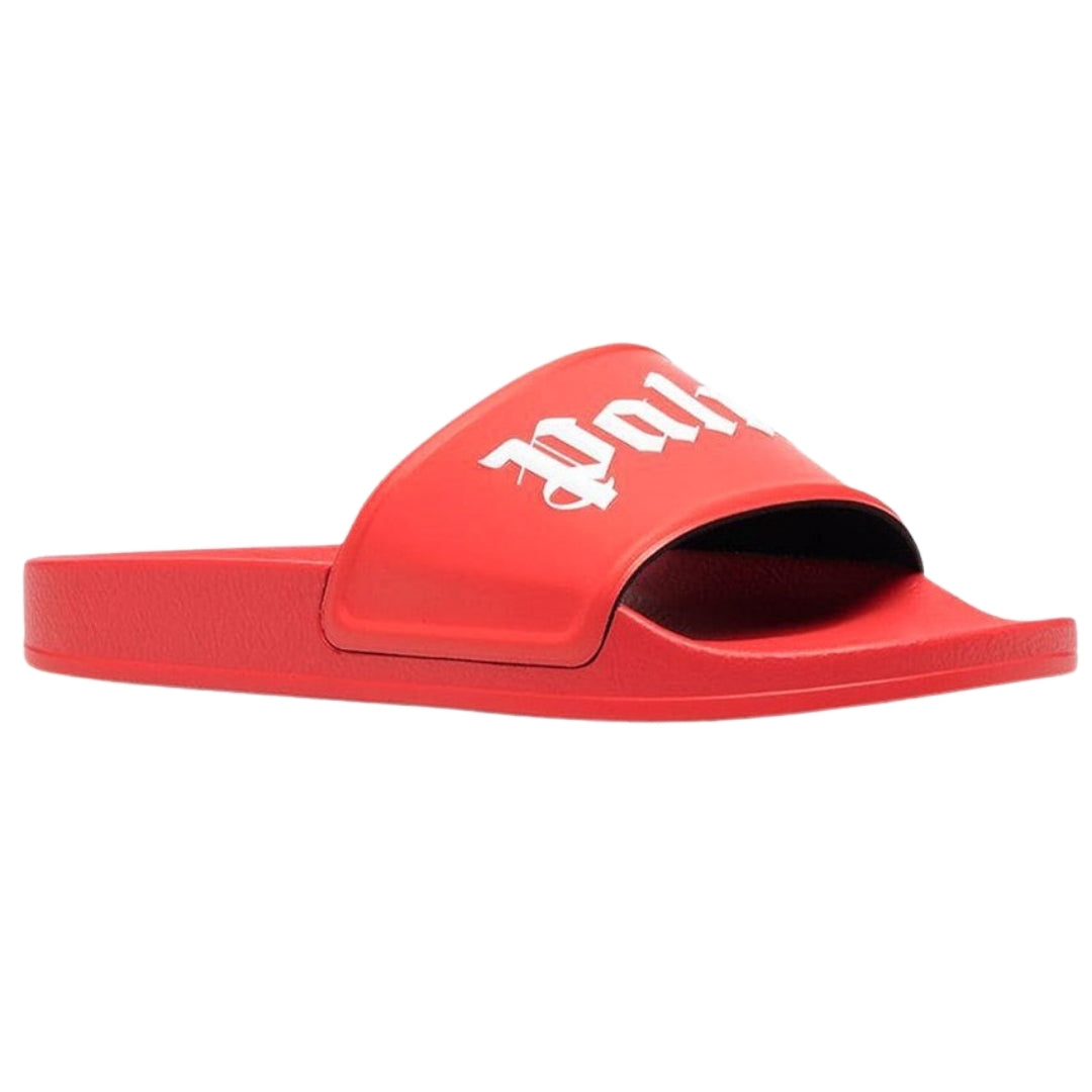 Palm Angels Mens Pmic001C99Pla0012501 Slides Red