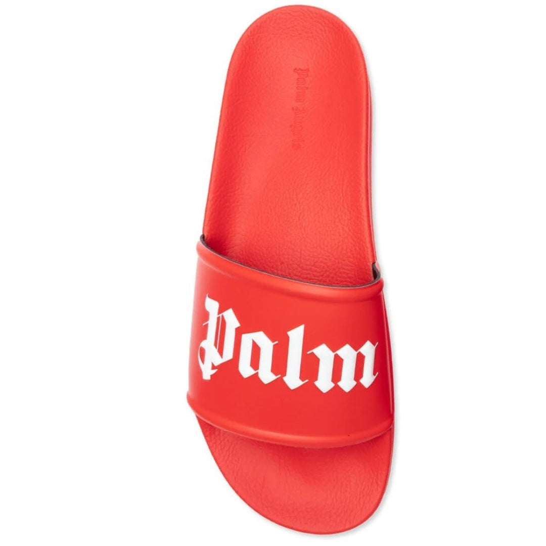 Palm Angels Mens Pmic001C99Pla0012501 Slides Red