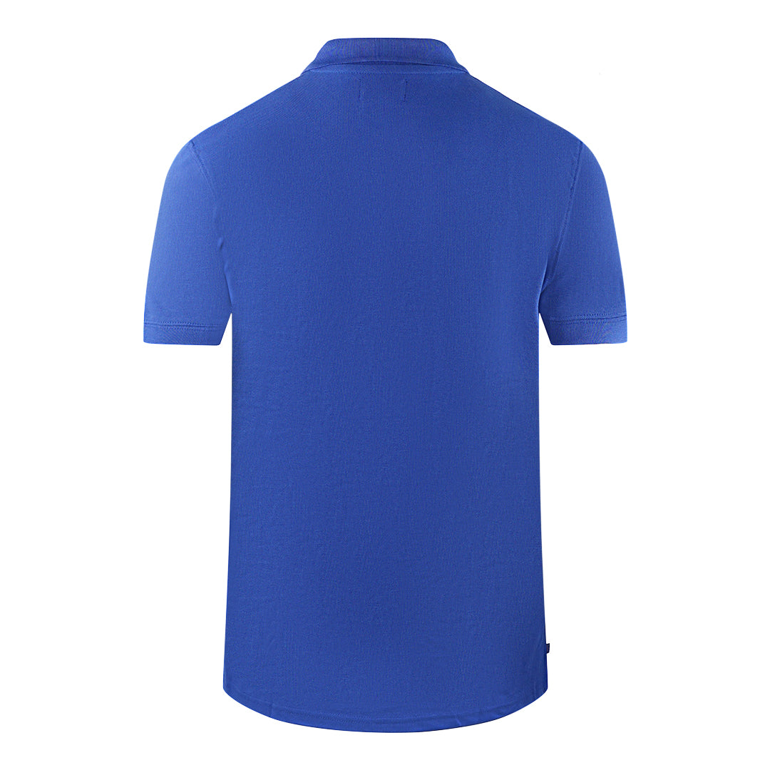 Aquascutum Mens Po001 10 Polo Shirt Royal Blue