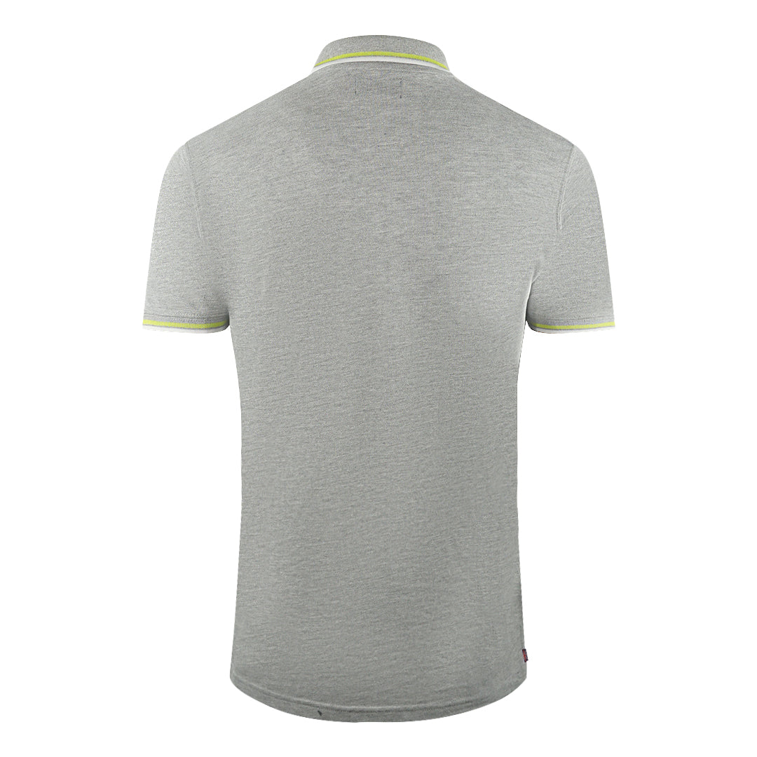 Aquascutum Mens Po002 05 Polo Shirt Grey