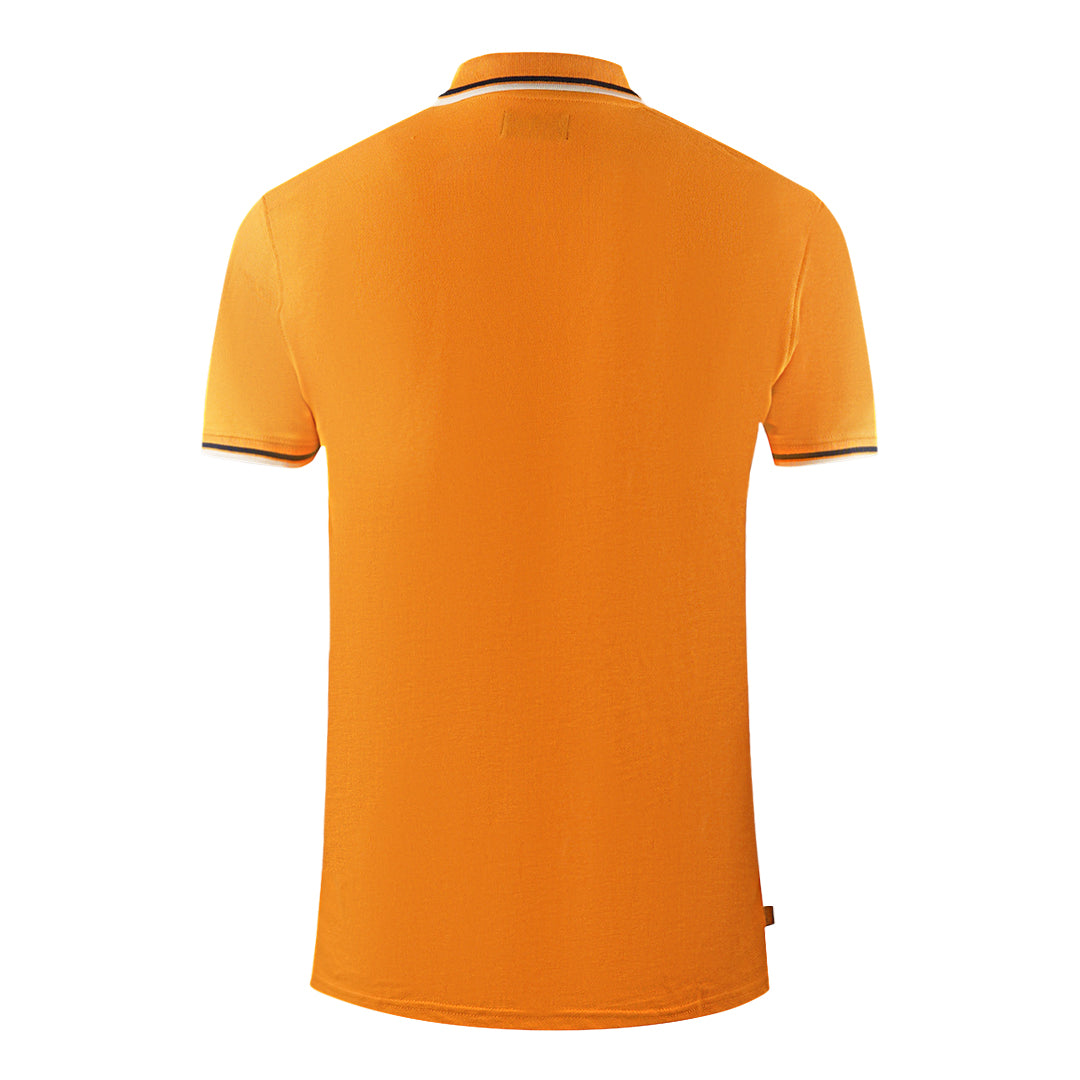 Aquascutum Mens Po002 12 Polo Shirt Orange