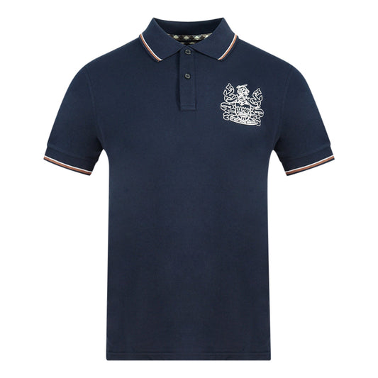 Aquascutum Mens Polo Shirt Qmp023 85 Blue