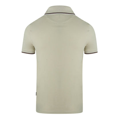 Aquascutum Mens Polo Shirt Qmp024 10 Beige