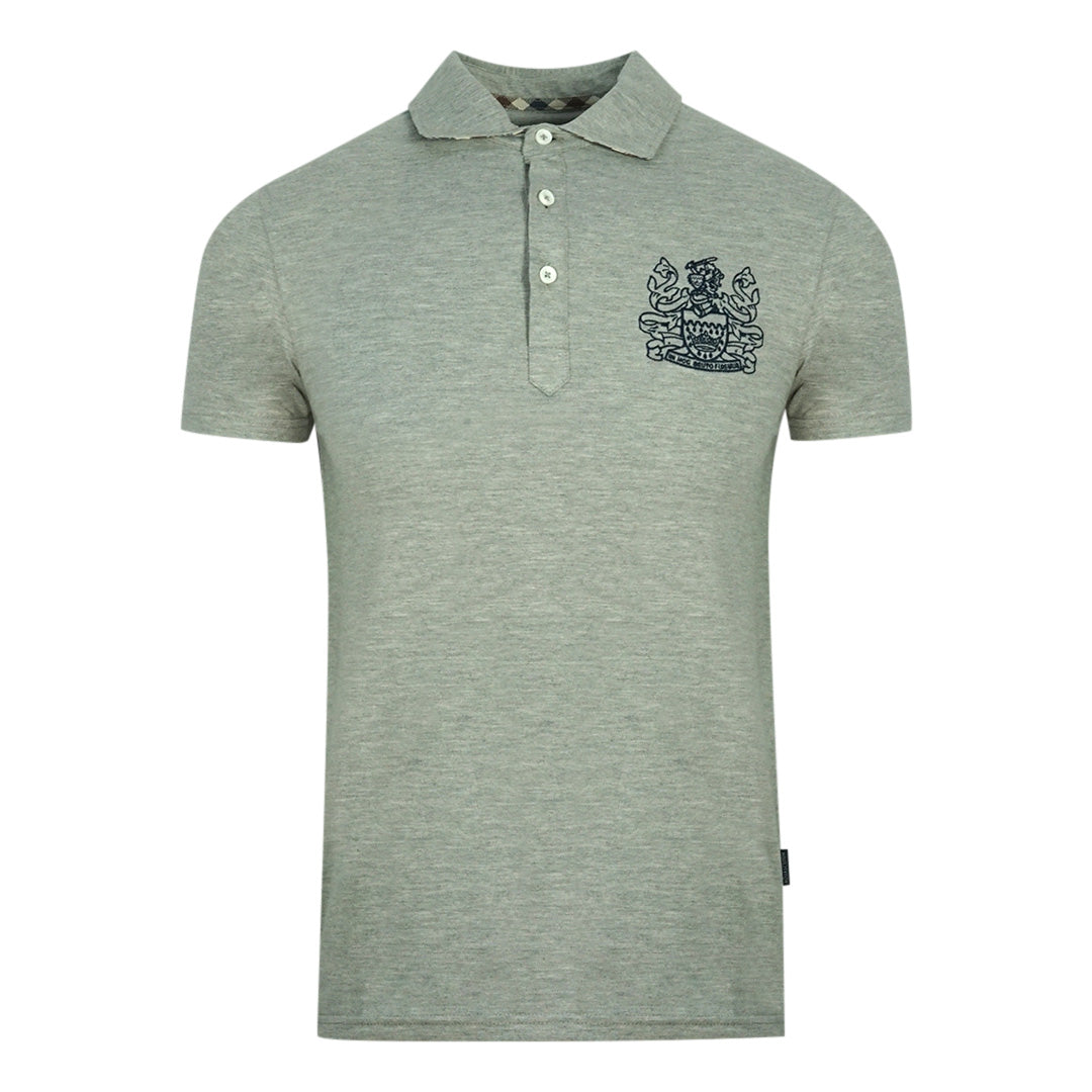 Aquascutum Mens Qmp026 94 Polo Shirt Grey