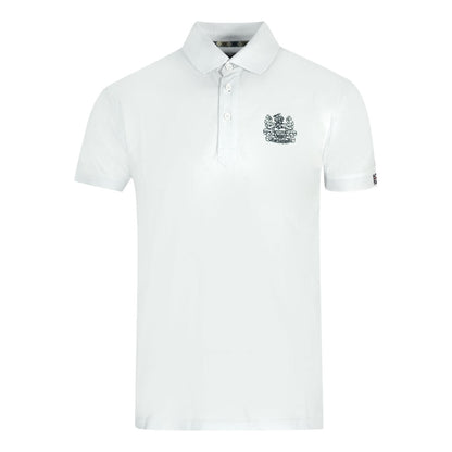 Aquascutum Mens Qmp050 01 Polo Shirt White