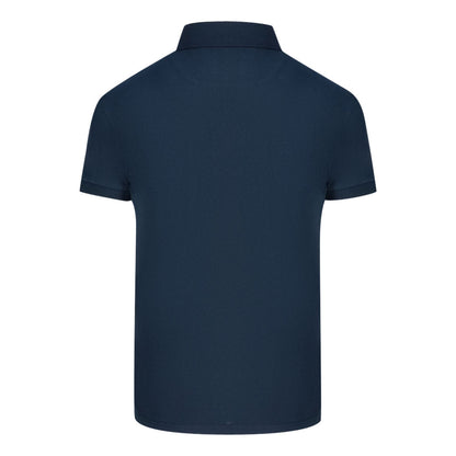 Aquascutum Mens Qmp050 85 Polo Shirt Navy