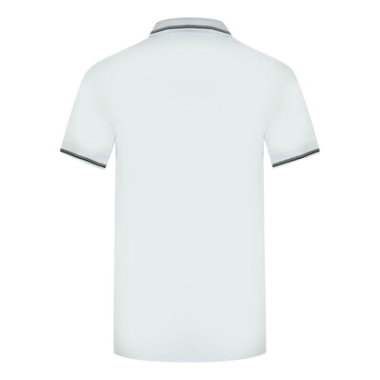 Aquascutum Mens Qmp052 01 Polo Shirt White