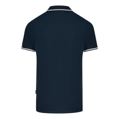 Aquascutum Mens Qmp052 85 Polo Shirt Navy