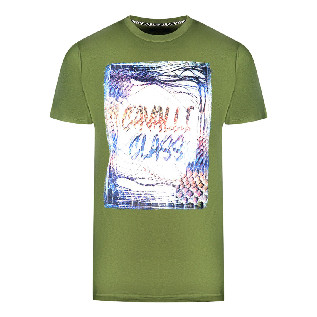 Cavalli Class Mens Qxt61O Jd060 04050 T Shirt Green