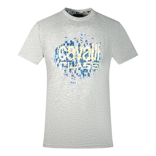 Cavalli Class Mens Qxt61X Jd060 04965 T Shirt Grey