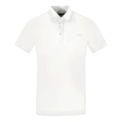 Cavalli Class Mens Polo Shirt Qxt64U Kb000053 00053 White