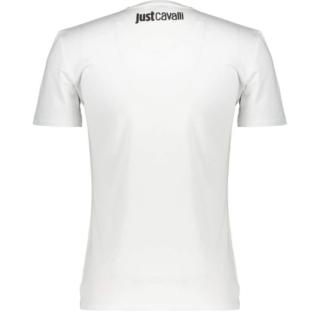 Just Cavalli Mens T Shirt S01Gc0283 100 White