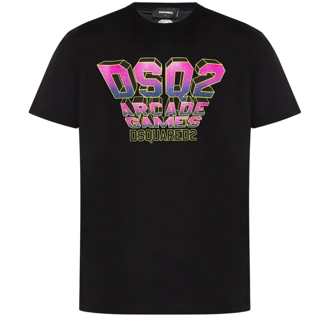 Dsquared2 Mens T Shirt S74Gd01152 900 Black