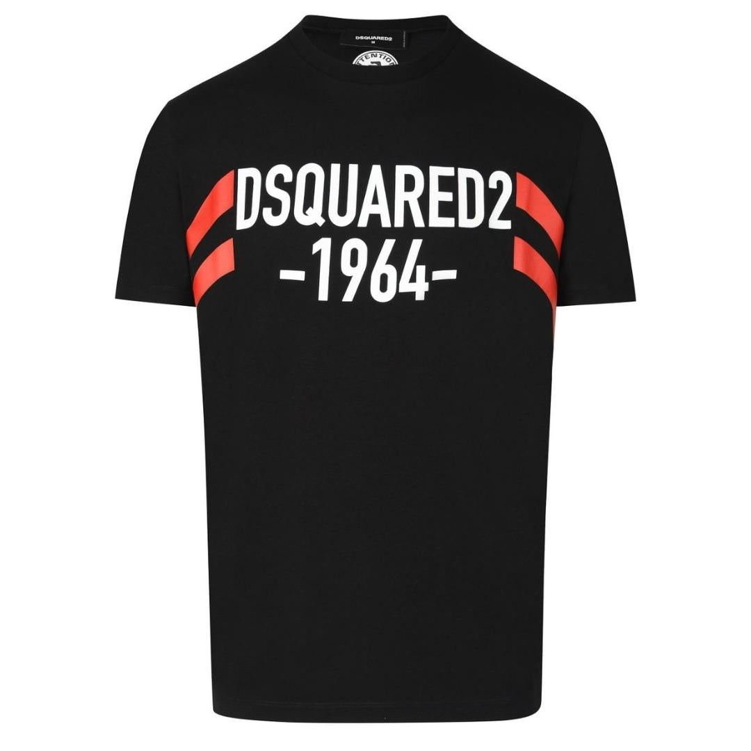 Dsquared2 Mens T Shirt S74Gd0805 900 Black