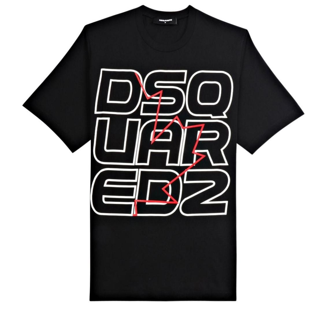 Dsquared2 Mens T Shirt S74Gd0815 900 Black