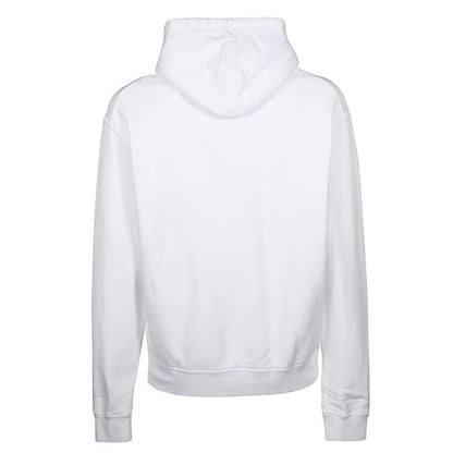 Dsquared2 New Dan Fit Large Logo White Hoodie - Nova Clothing