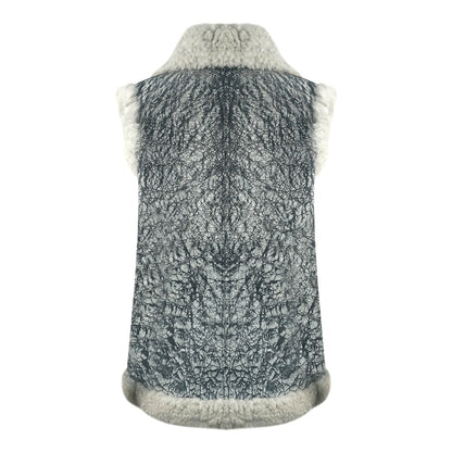 Parajumpers Womens Sax Shearling 765 Gilet Grey