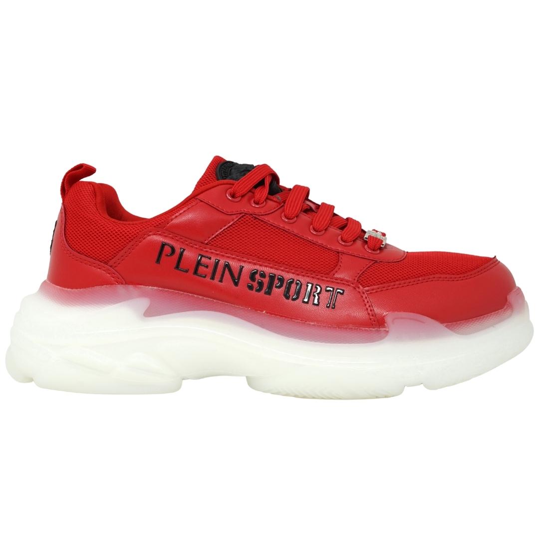 Plein Sport Mens Sips1001 52 Trainers Red