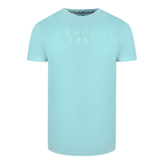 Aquascutum Mens T00123 78 T Shirt Sky Blue