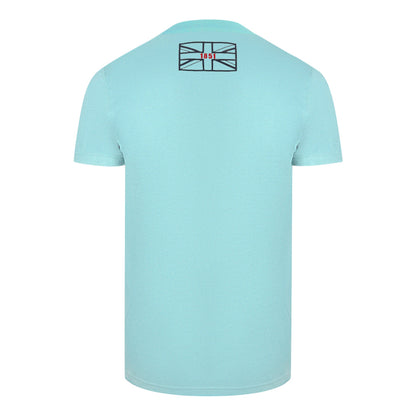 Aquascutum Mens T00123 78 T Shirt Sky Blue