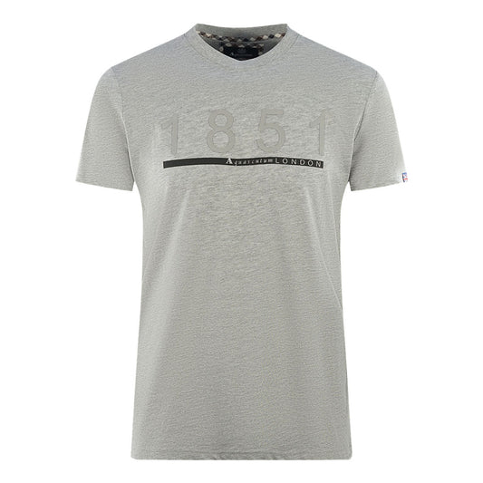 Aquascutum Mens T00223 94 T Shirt Grey