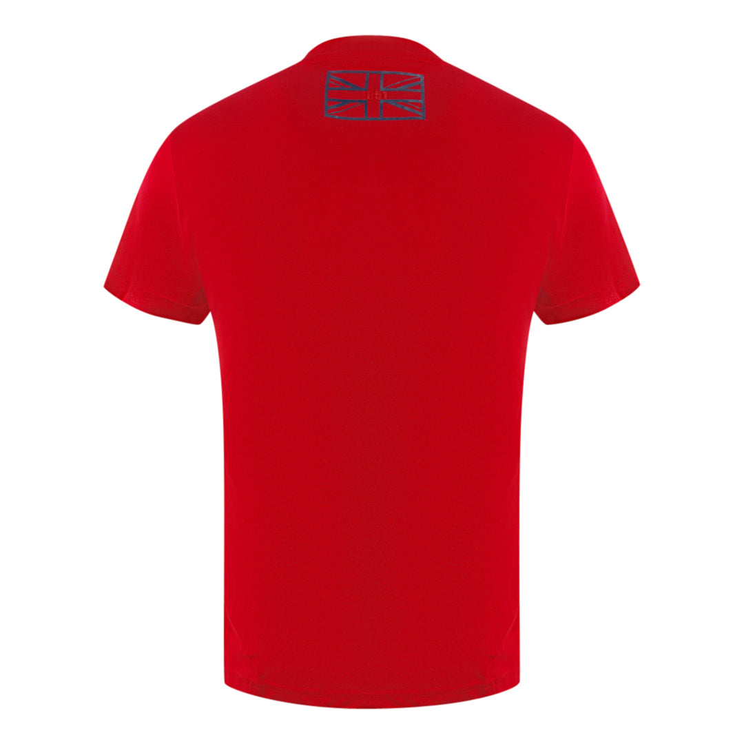 Aquascutum Mens T00723 52 T Shirt Red