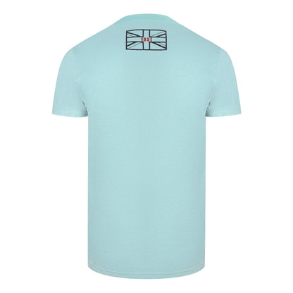 Aquascutum Mens T00723 78 T Shirt Sky Blue