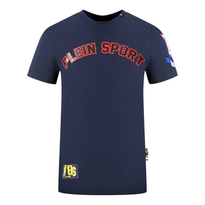 Plein Sport Mens Tips117It 85 T Shirt Navy Blue