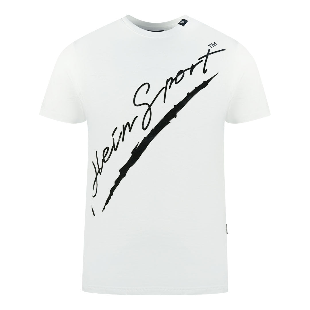 Plein Sport Mens T Shirt Tips122Tn 01 White