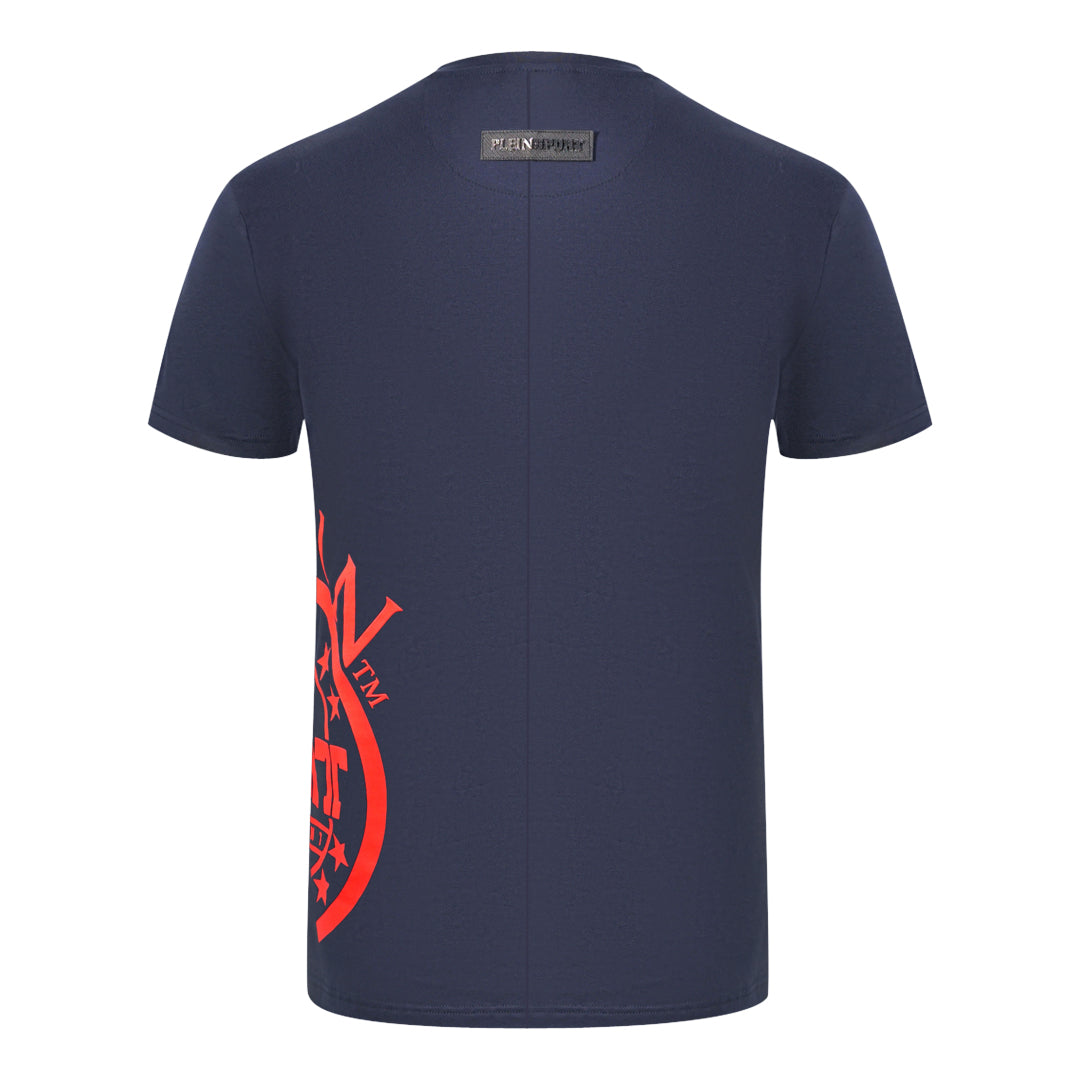 Plein Sport Mens T Shirt Tips129It 85 Navy Blue