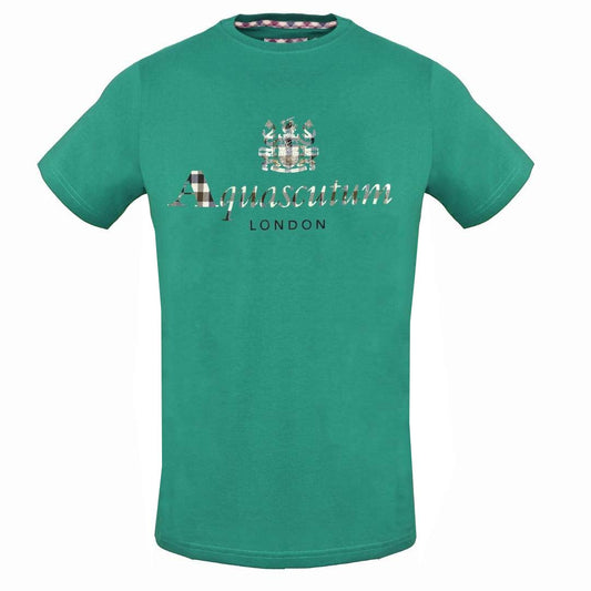 Aquascutum Mens Tsia01 32 T Shirt Green