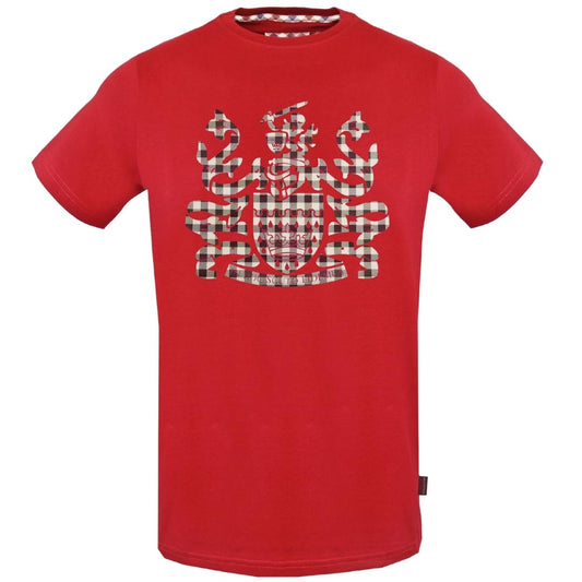 Aquascutum Mens Tsia11 52 T Shirt Red