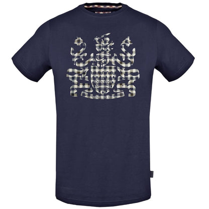 Aquascutum Mens Tsia11 85 T Shirt Blue