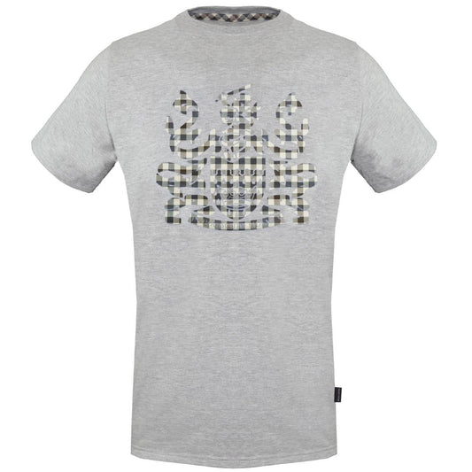 Aquascutum Mens Tsia11 94 T Shirt Grey