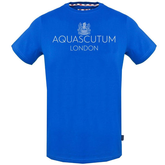 Aquascutum Mens Tsia126 81 T Shirt Blue