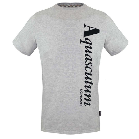 Aquascutum Mens Tsia18 94 T Shirt Grey