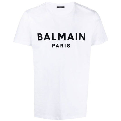 Balmain Mens Yh1Ef000 Bb33 Eab T Shirt White